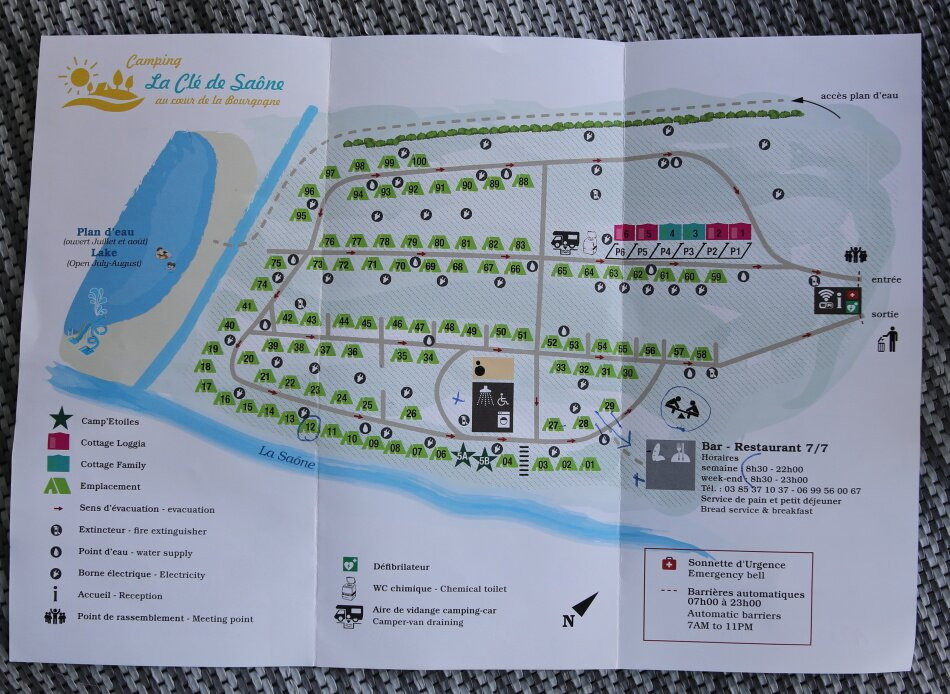 Camping La Cle de Saone