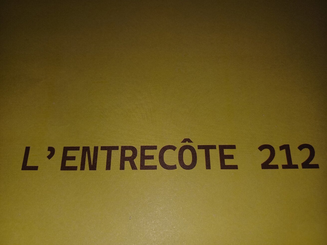 L'entrecote 212