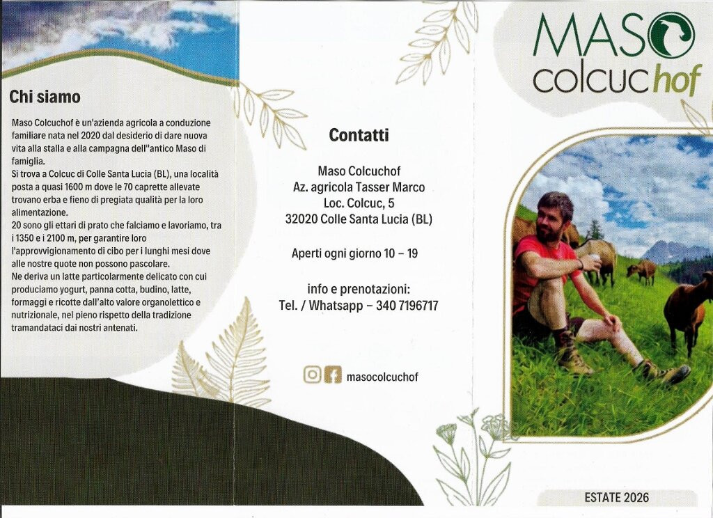 Maso Colcuc Hof Di Marco Tasser-Colle Santa Lucia必去景点