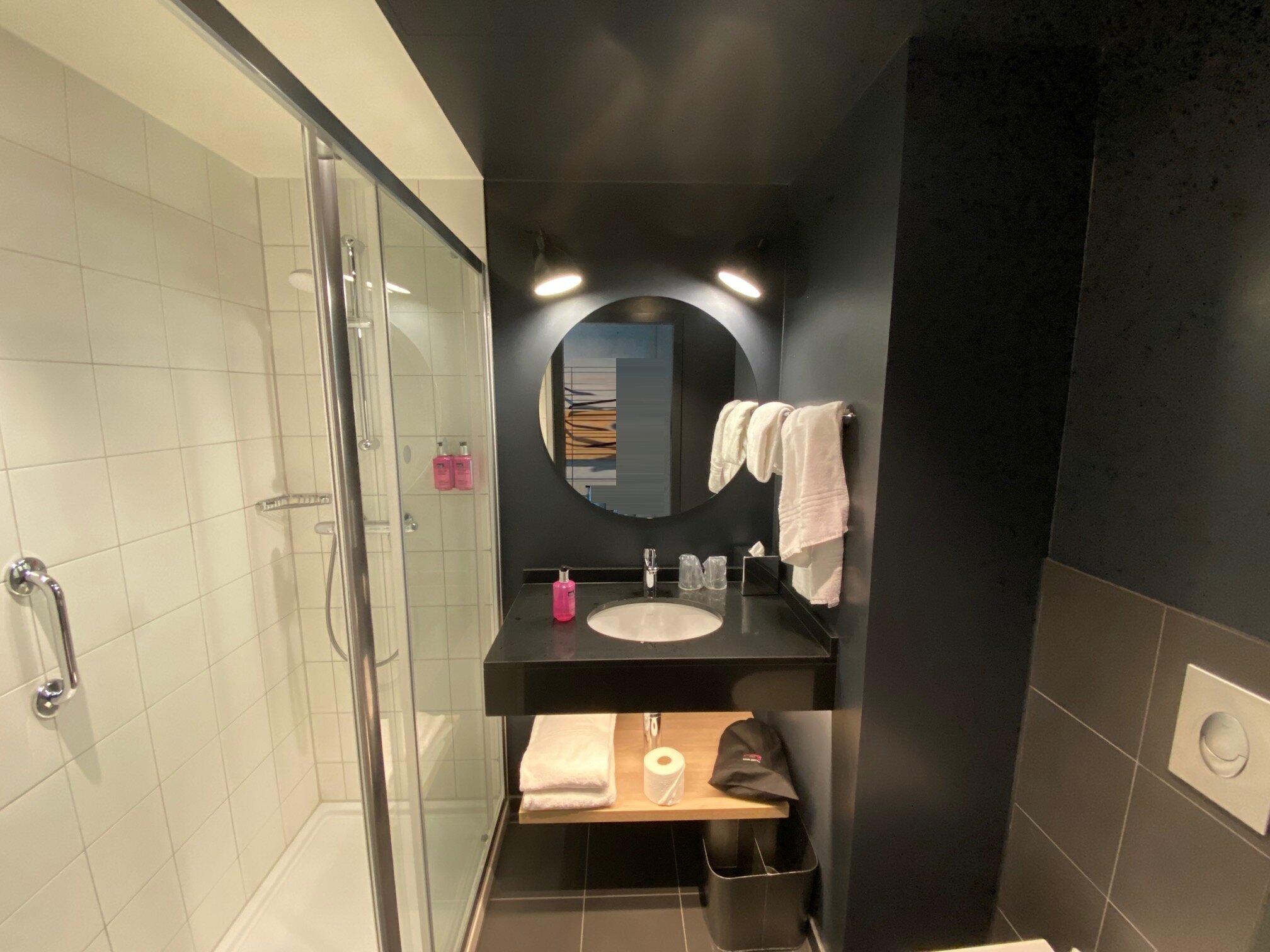 Moxy Lausanne City-浴室
