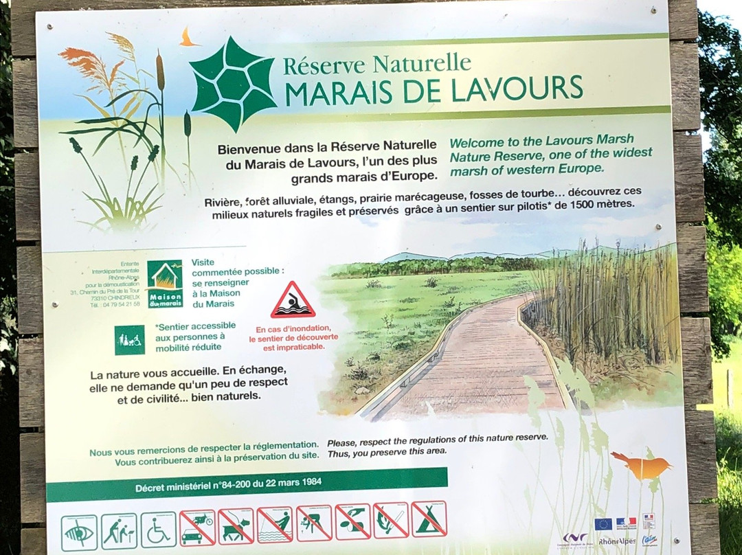 Réserve Naturelle du Marais de Lavours-Ceyzerieu必去景点