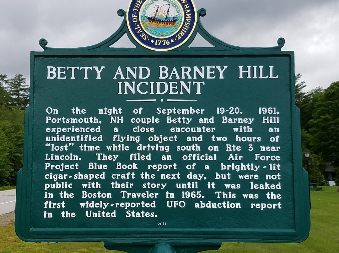 Betty and Barney Hill Incident Historical Marker-林肯必去景点