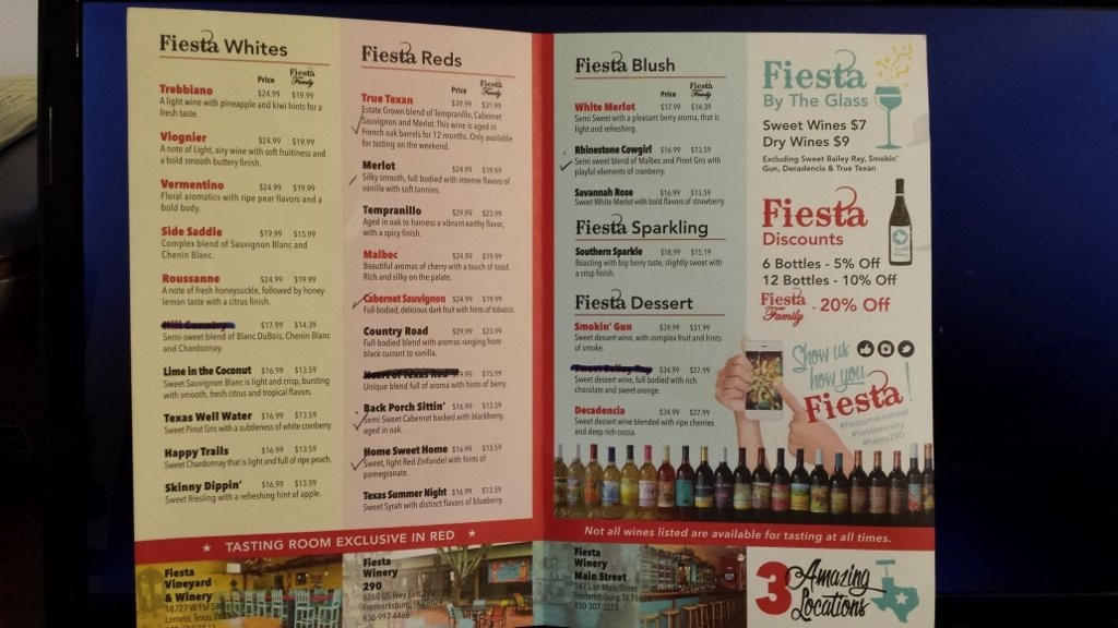 Fiesta Vineyard & Winery-弗雷德里克斯堡必去景点