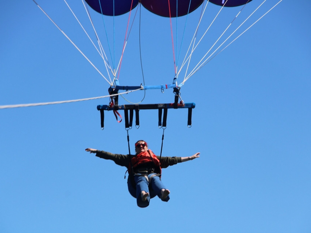 Mackinaw City Parasailing-麦基诺城必去景点