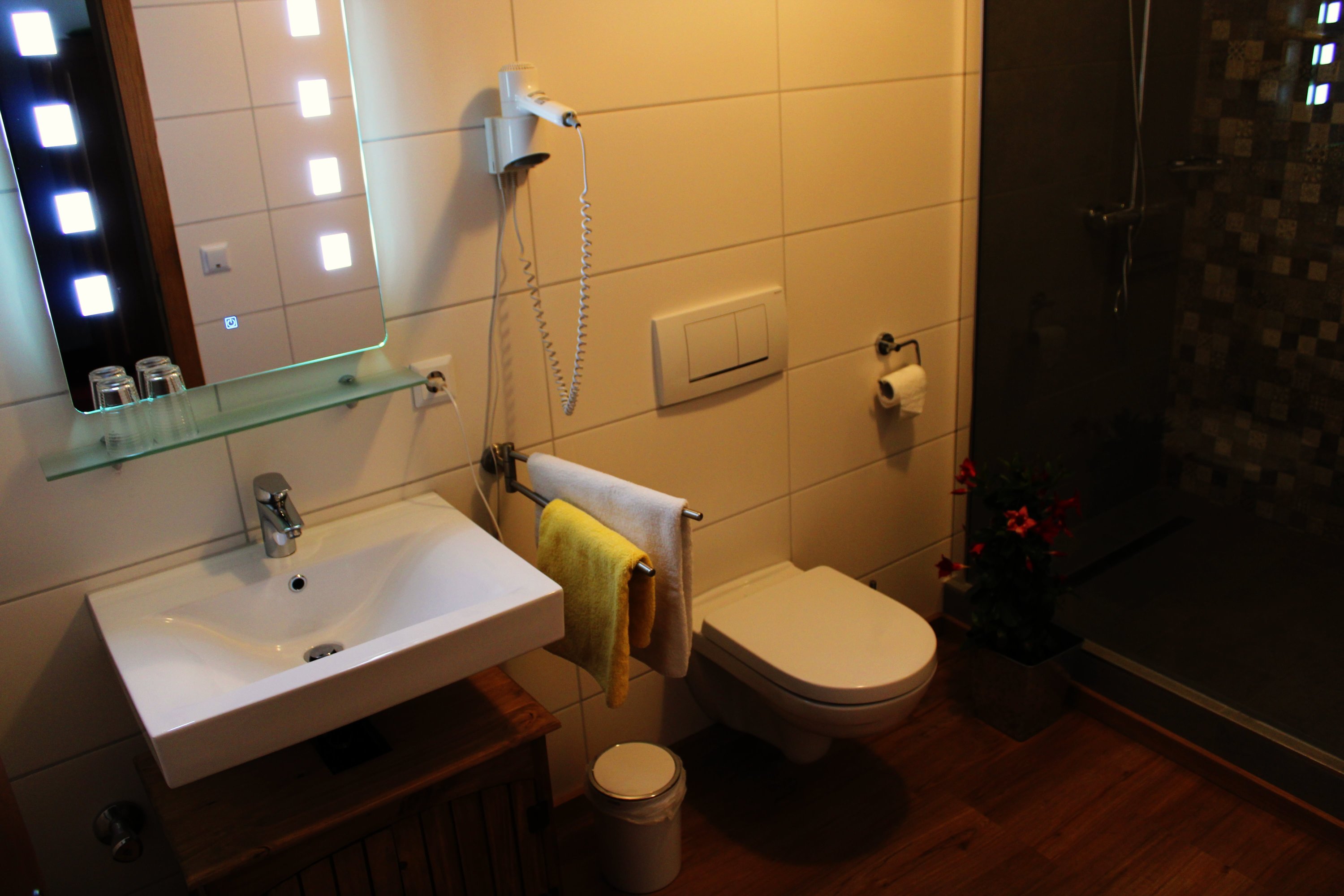 Bayerische Gastwirtschaft Dimpfl-Stadl-浴室