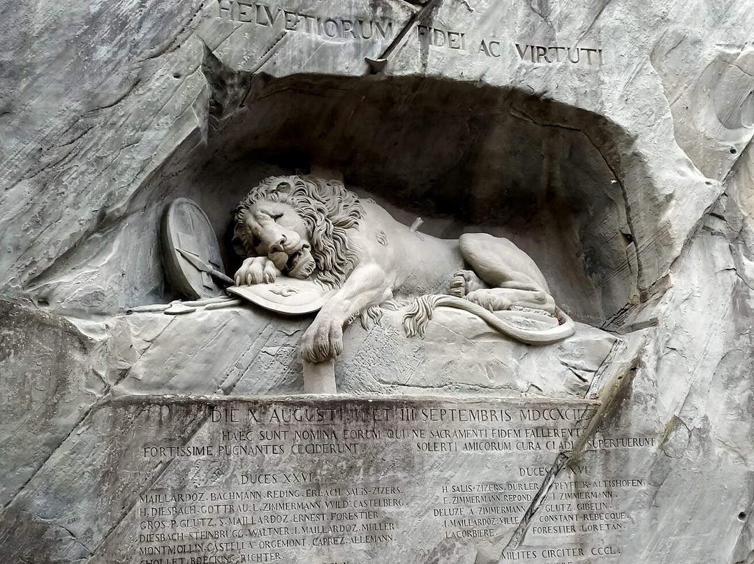 狮子纪念碑-卢塞恩必去景点