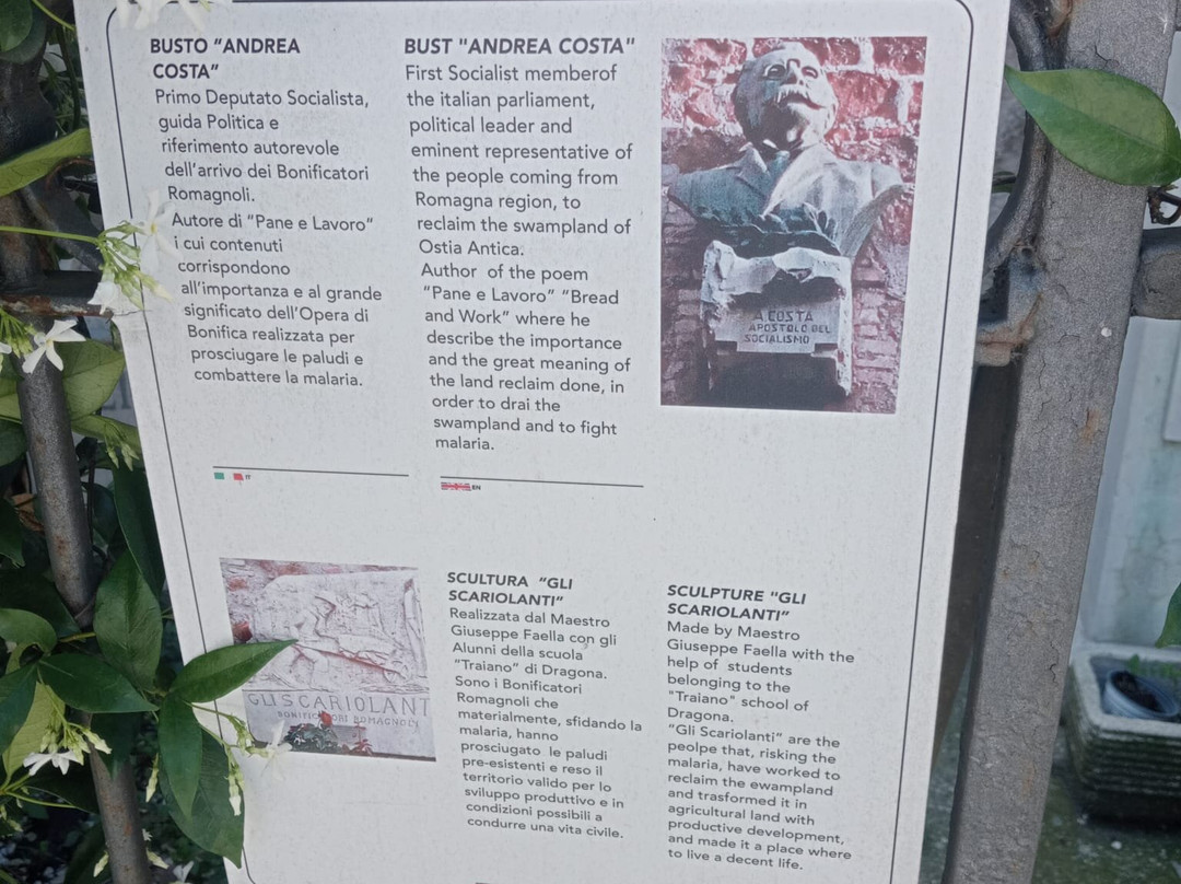 Monumento ad Andrea Costa e Nullo Baldini-Ostia Antica必去景点