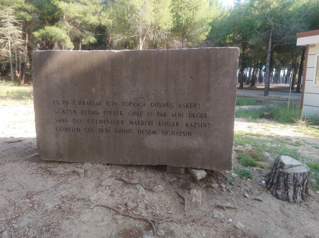 Canakkale Sehitleri Aniti-Eceabat必去景点