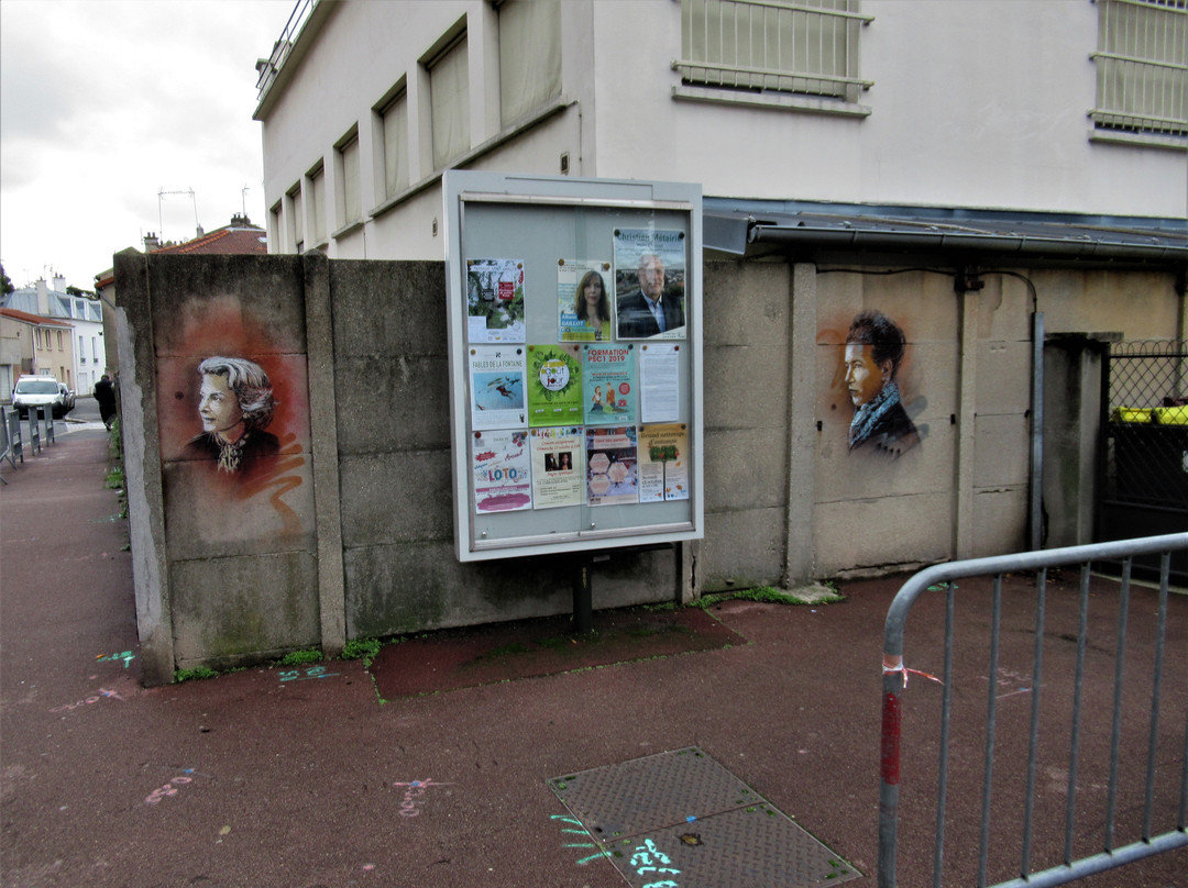 Fresque "Andrée Chedid"景点图片