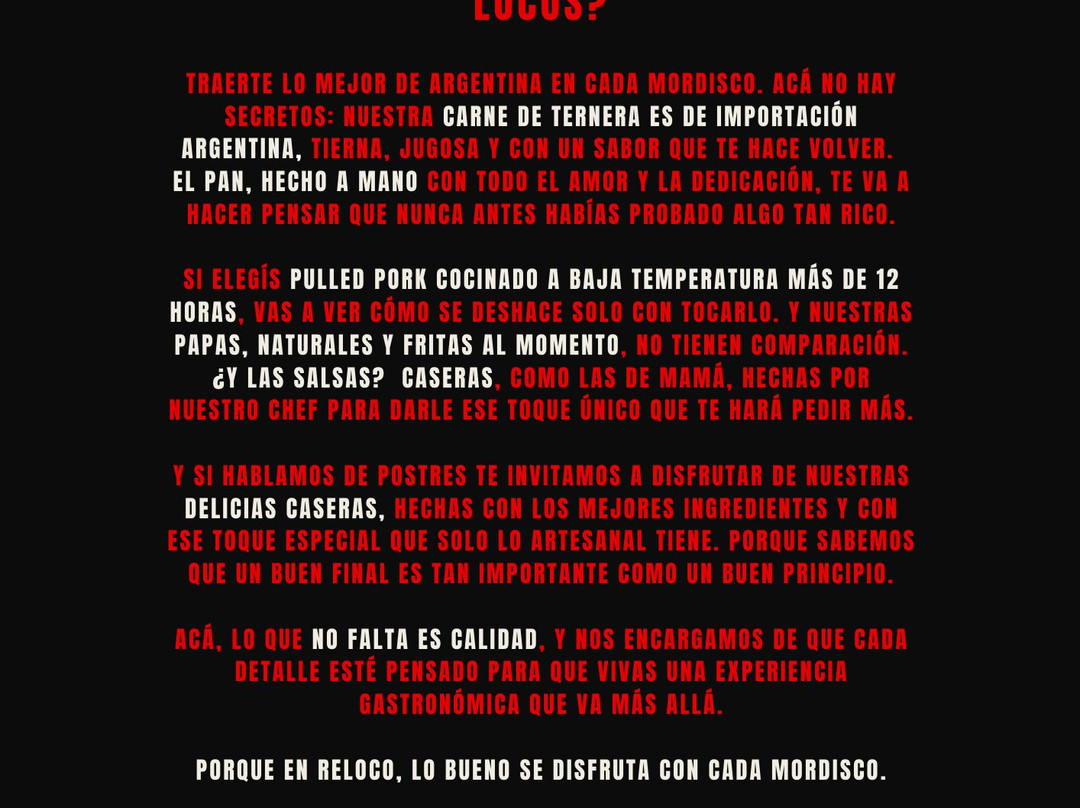 Reloco -lomiteria Argentina-