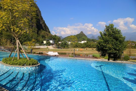 桂林阳朔腾昇希尔顿花园酒店-泳池