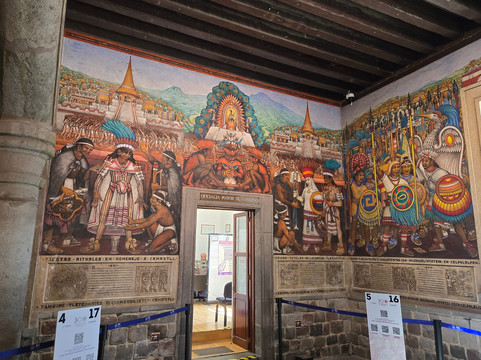 Murals of the Government Palace-Tlaxcala必去景点