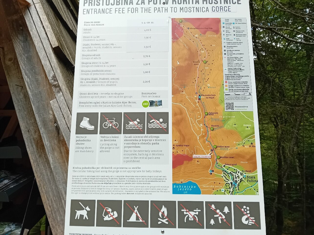 Mostnica Gorge-Stara Fuzina必去景点