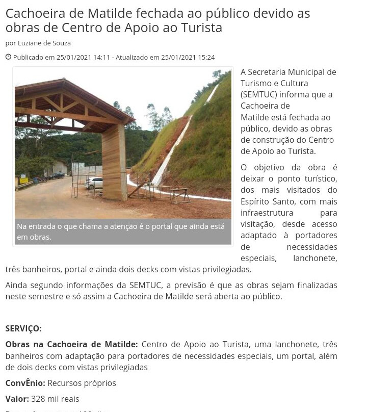 Cachoeira De Matilde-Alfredo Chaves必去景点