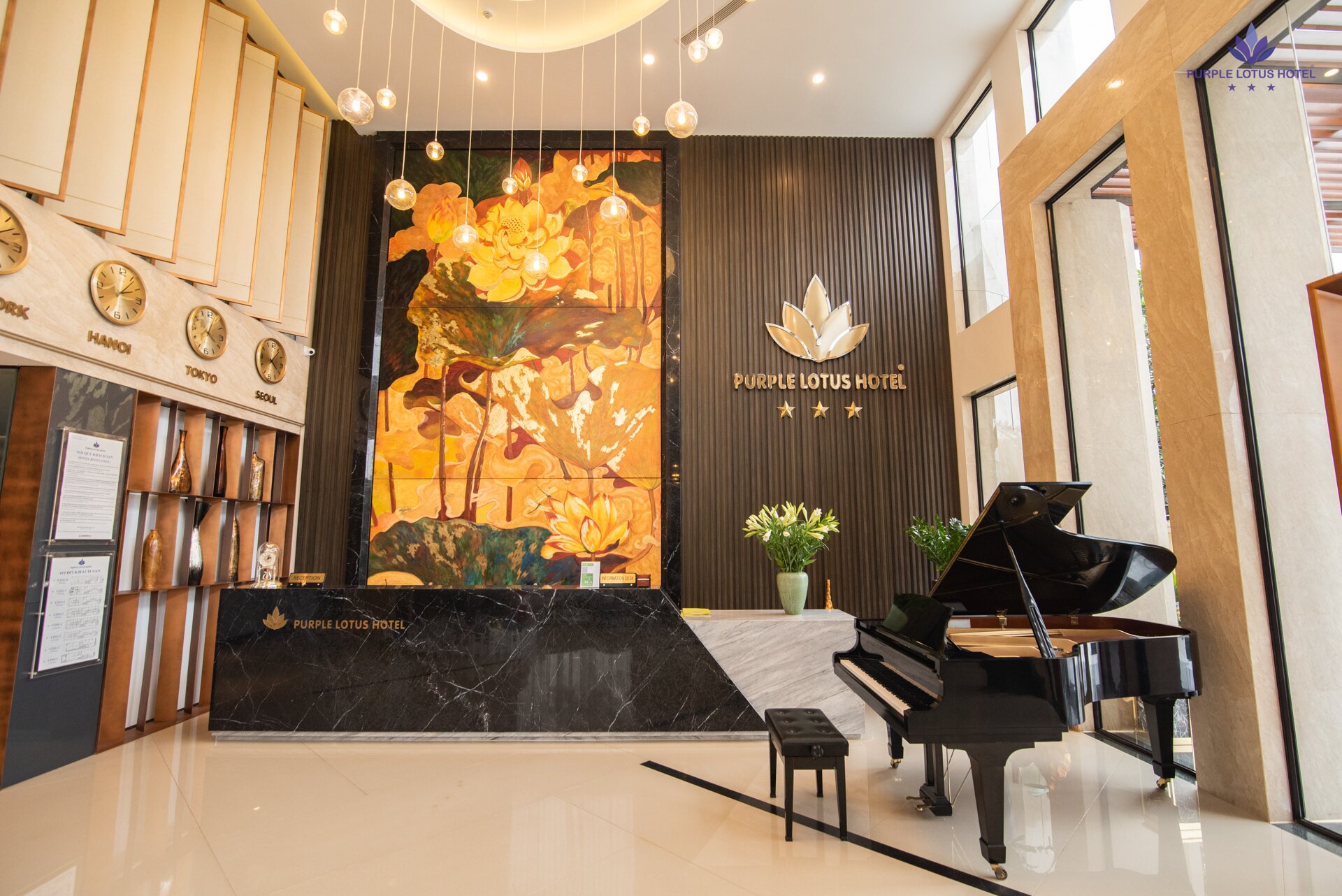 Purple Lotus Hotel-浴室