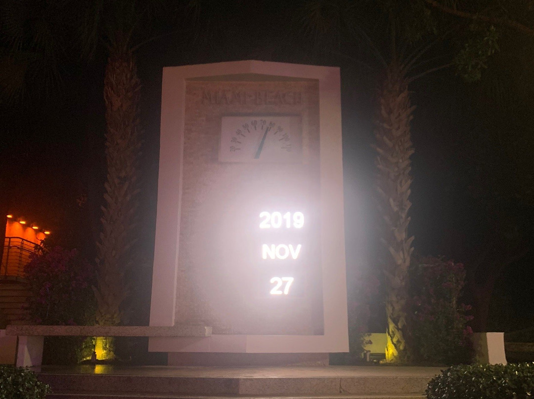 Clock Thermometer-迈阿密海滩必去景点