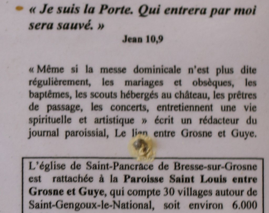 Eglise Saint-Pancrace-Bresse-sur-Grosne必去景点