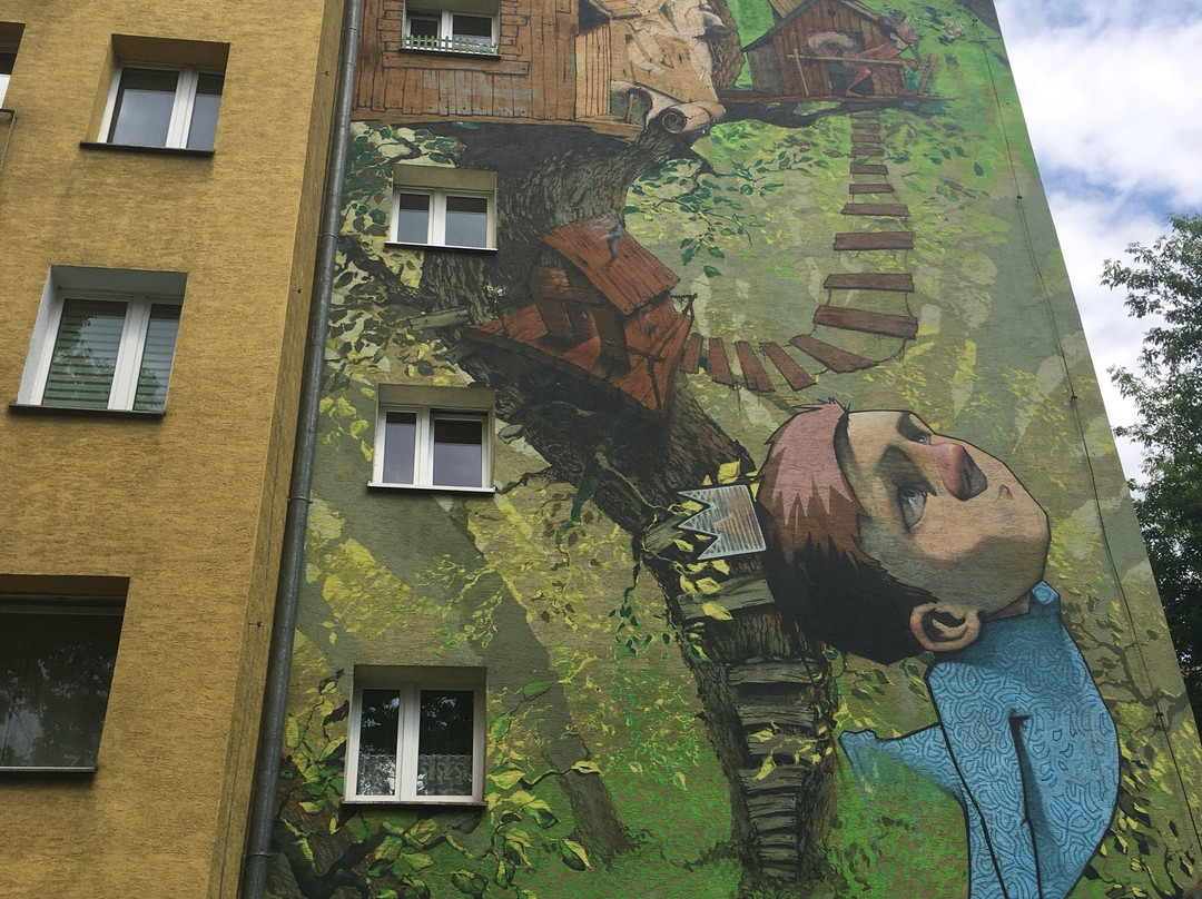 Piotrus Pan Mural-比得哥什必去景点