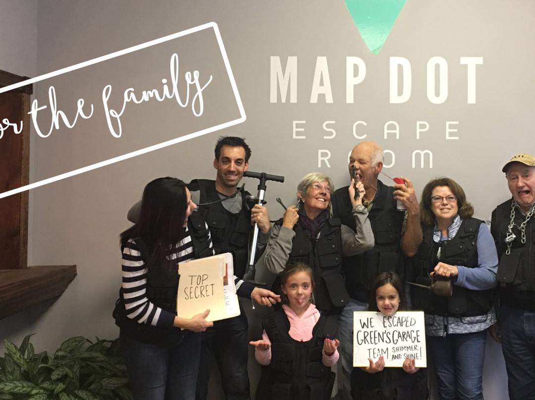 Map Dot Escape Room-Griffin必去景点