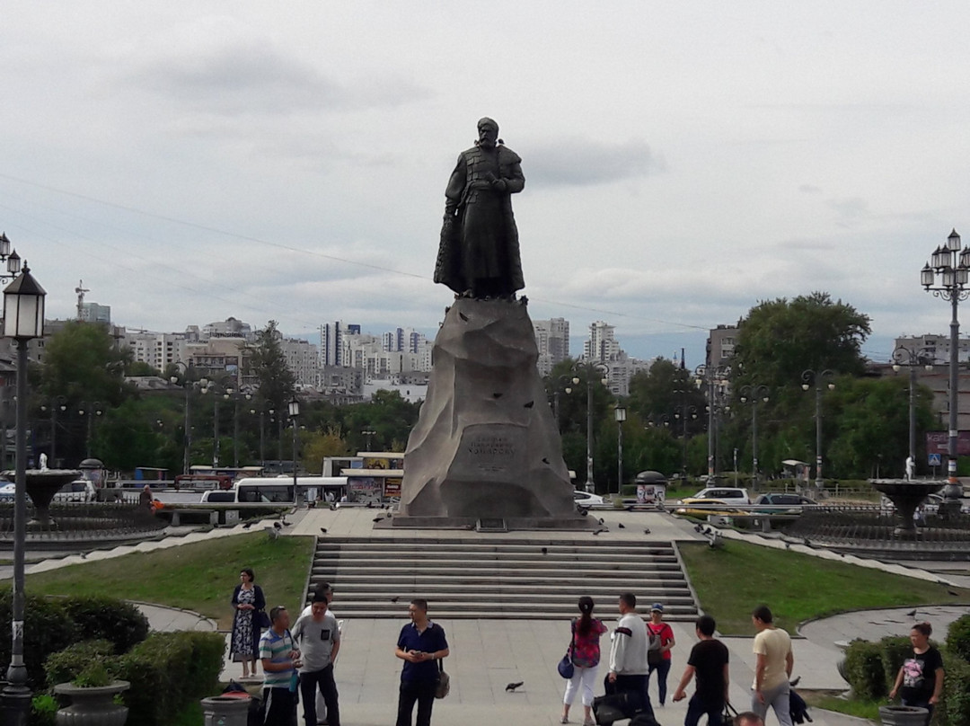 Monument to Erofey Khabarov-哈巴罗夫斯克必去景点