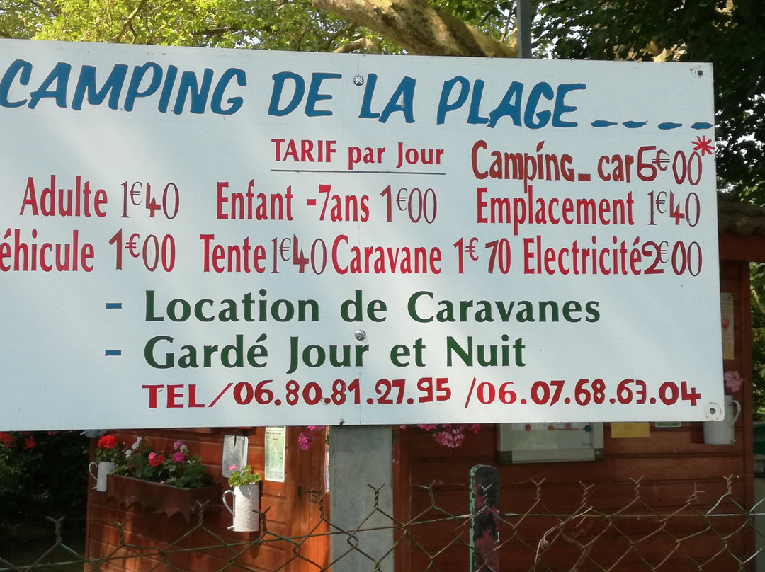 Camping Municipal La Plage du Cher