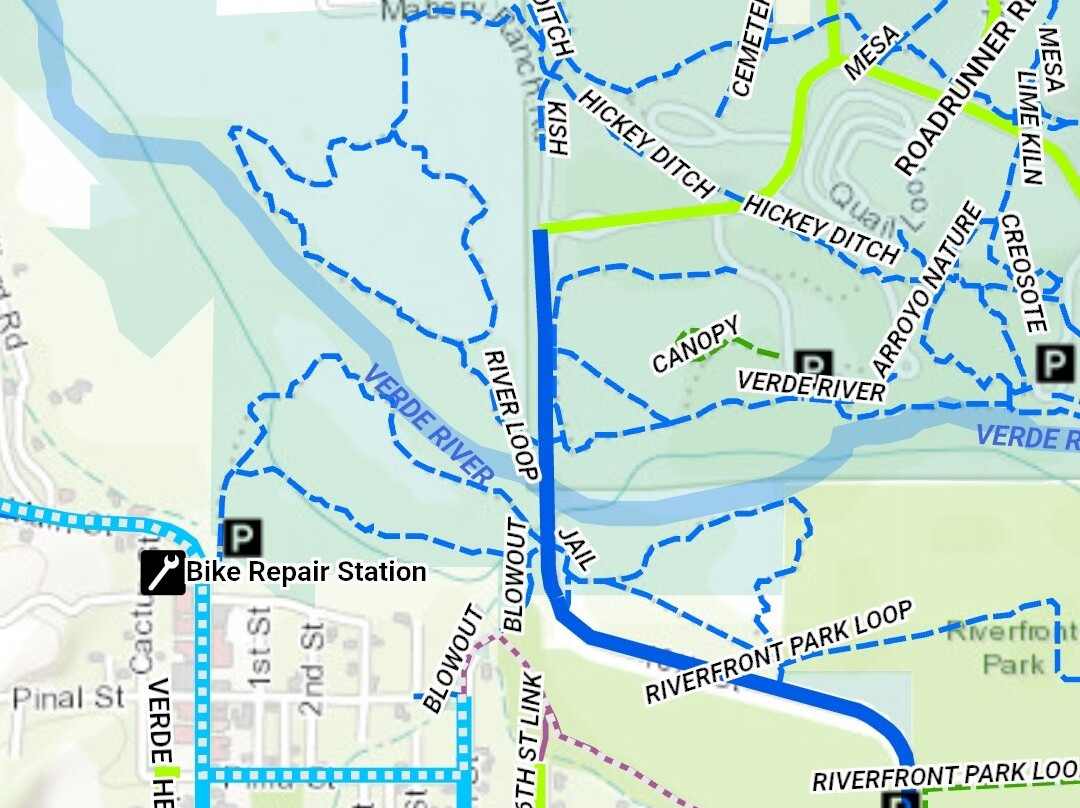 Old Town Jail Trail-Cottonwood必去景点