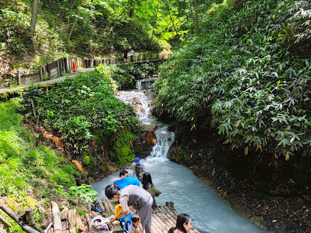 大汤沼川 天然足汤温泉-登别市必去景点