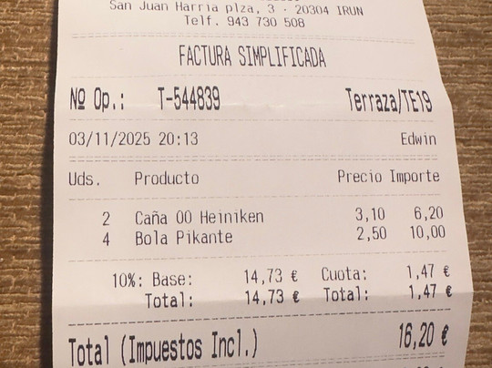 Bar Gaztelumendi-Irun必去景点