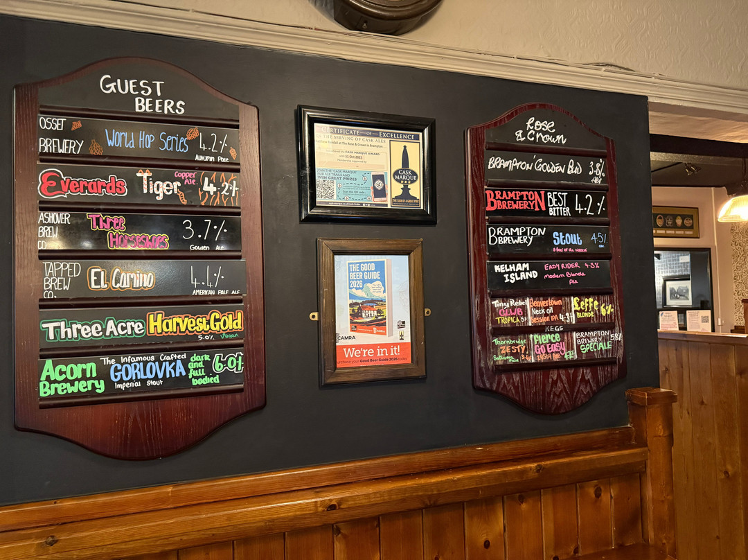 The Rose and Crown Brampton-切斯特菲尔德必去景点