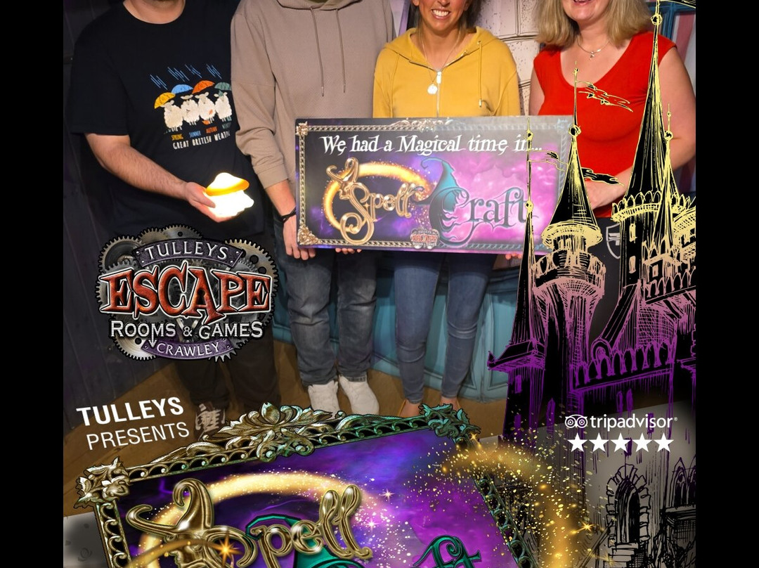 Tulleys Escape Rooms & Games-克劳利必去景点