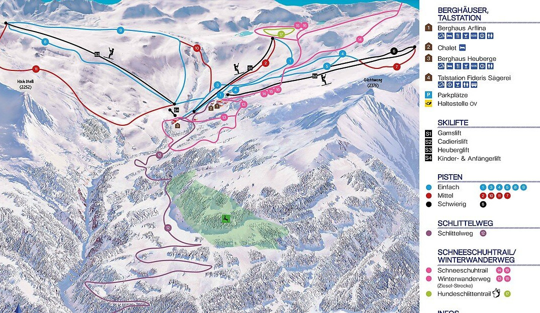 Fideriser Heuberge Schlittelweg