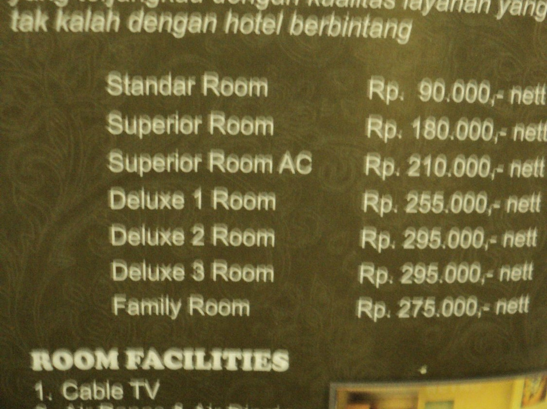 Puri Wisata Hotel主图