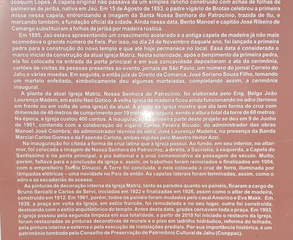 Paróquia Nossa Senhora do Patrocínio-Jau必去景点