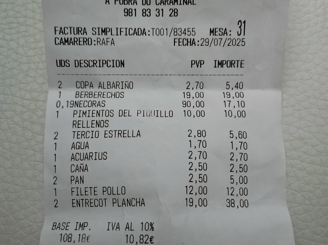 Restaurante Hotel Cabío