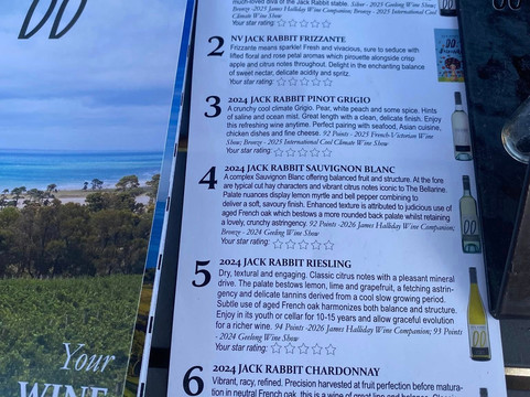 Jack Rabbit Vineyard-吉朗与贝拉里尼必去景点