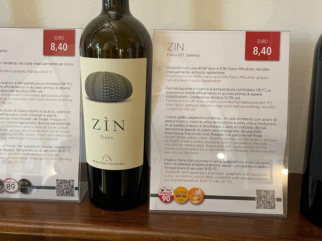 Museo della Civilta del Vino Primitivo-Manduria必去景点