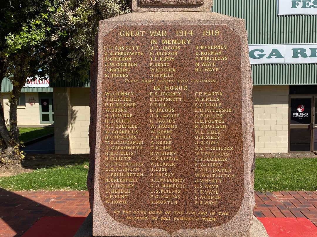 Willunga War Memorial-Willunga必去景点