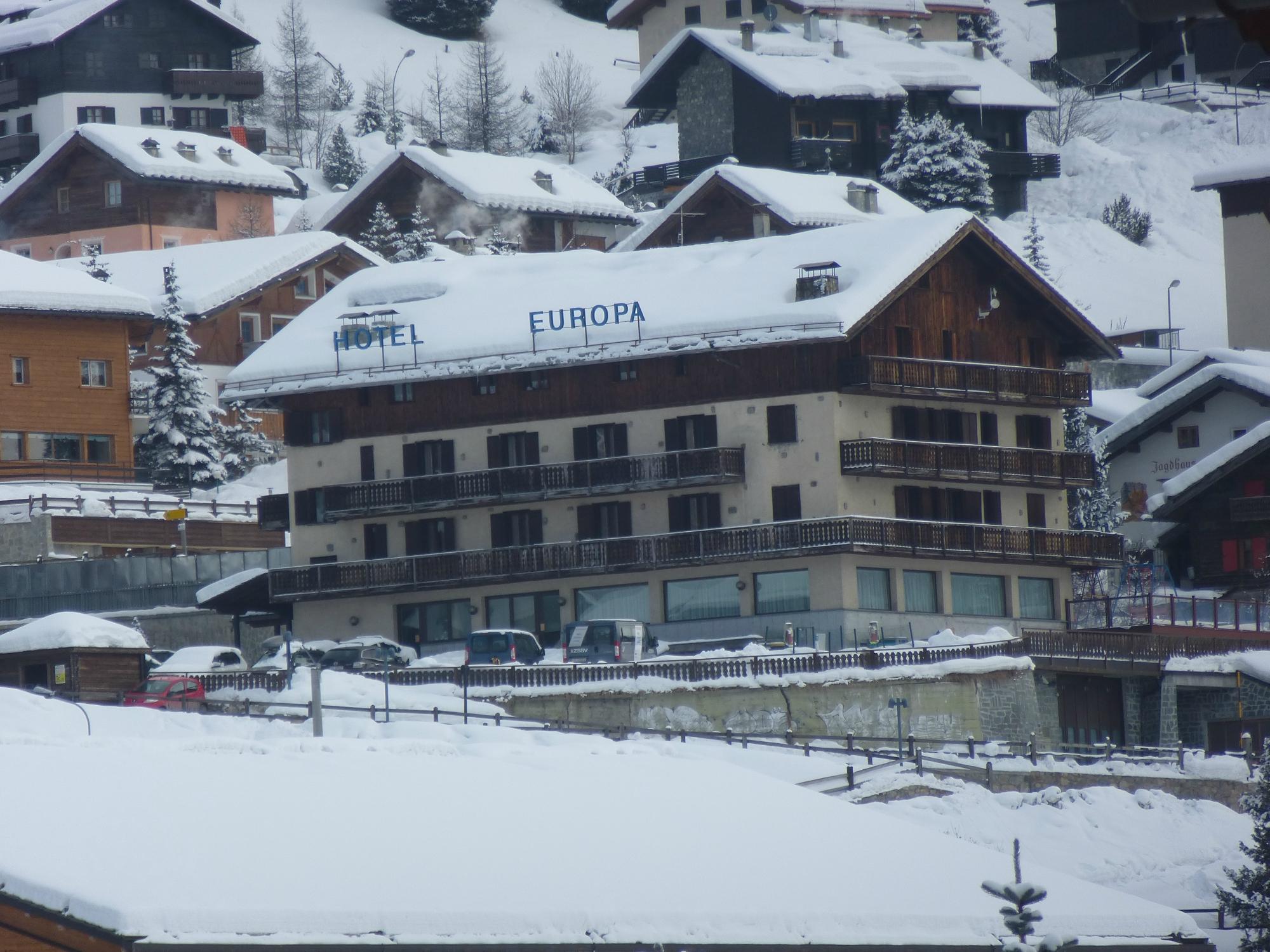 Hotel Europa Livigno-浴室