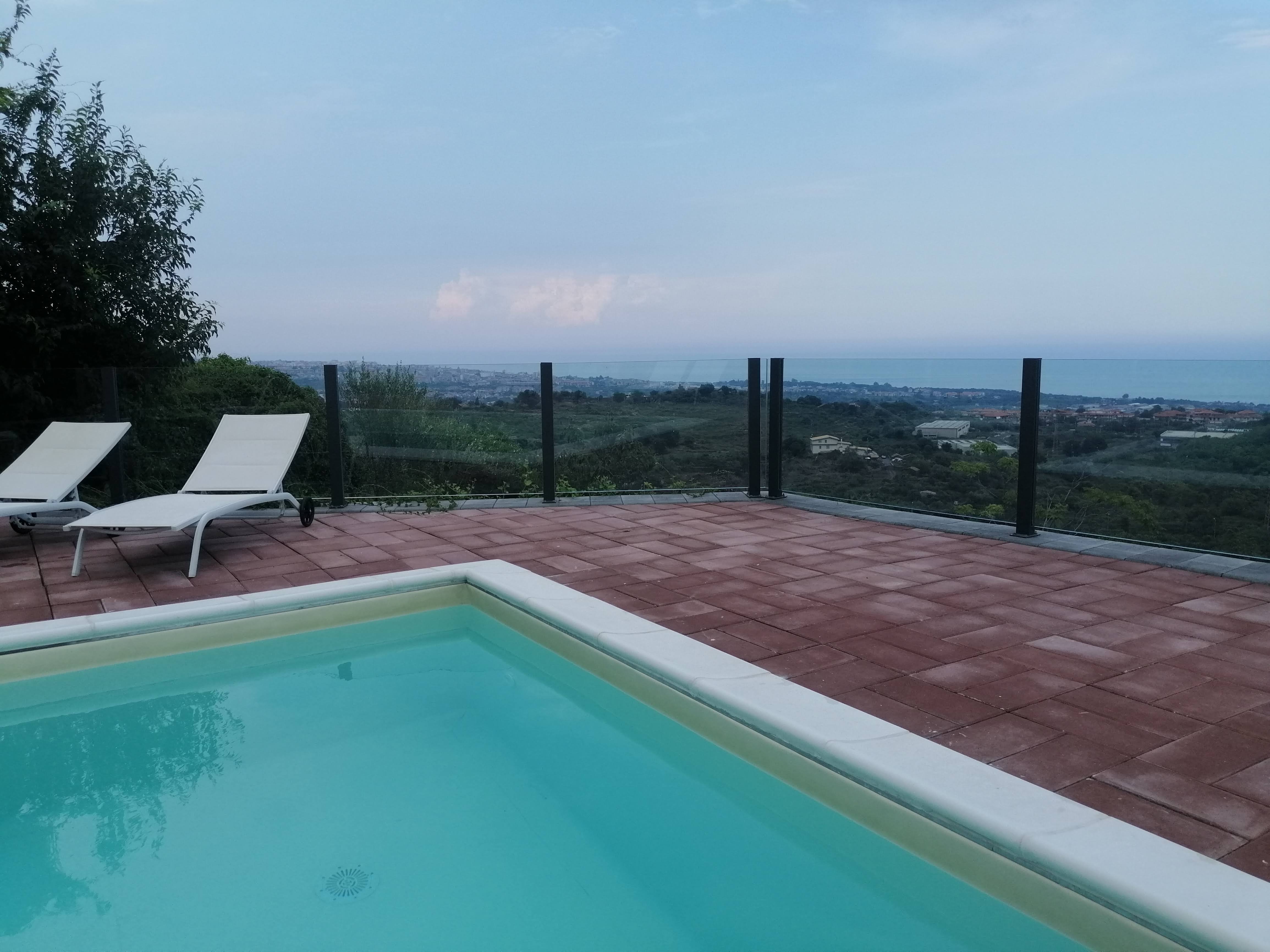 Villa Etelka Bed and Breakfast-泳池