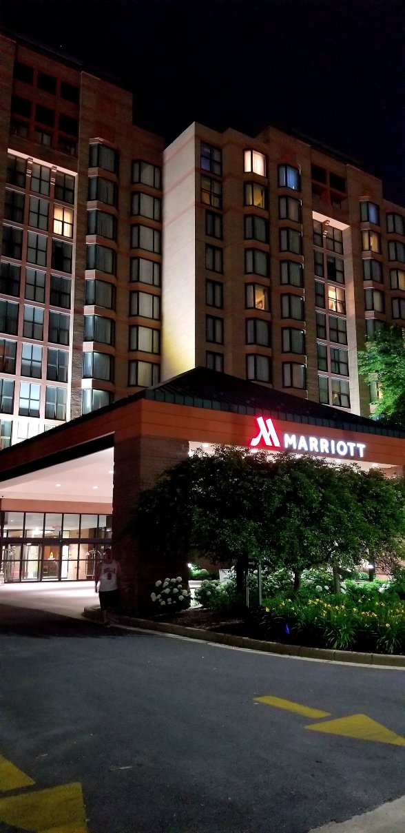 芝加哥奥黑尔万豪套房酒店-浴室