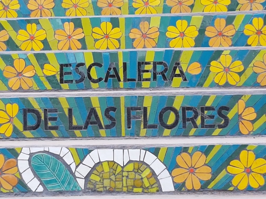 Escalera de Las Flores景点图片