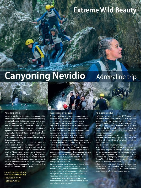 Canyon Nevidio - Canyoning景点图片