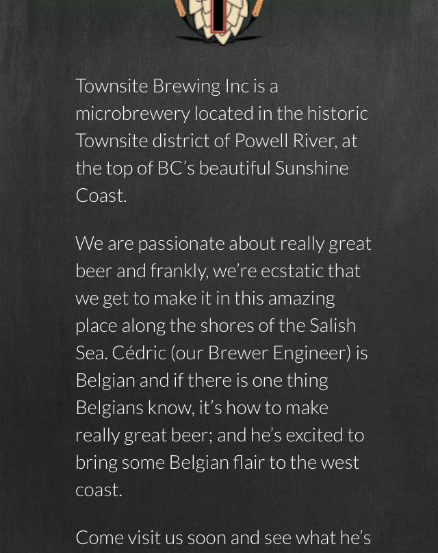 Townsite Brewing Inc-鲍威尔里弗必去景点