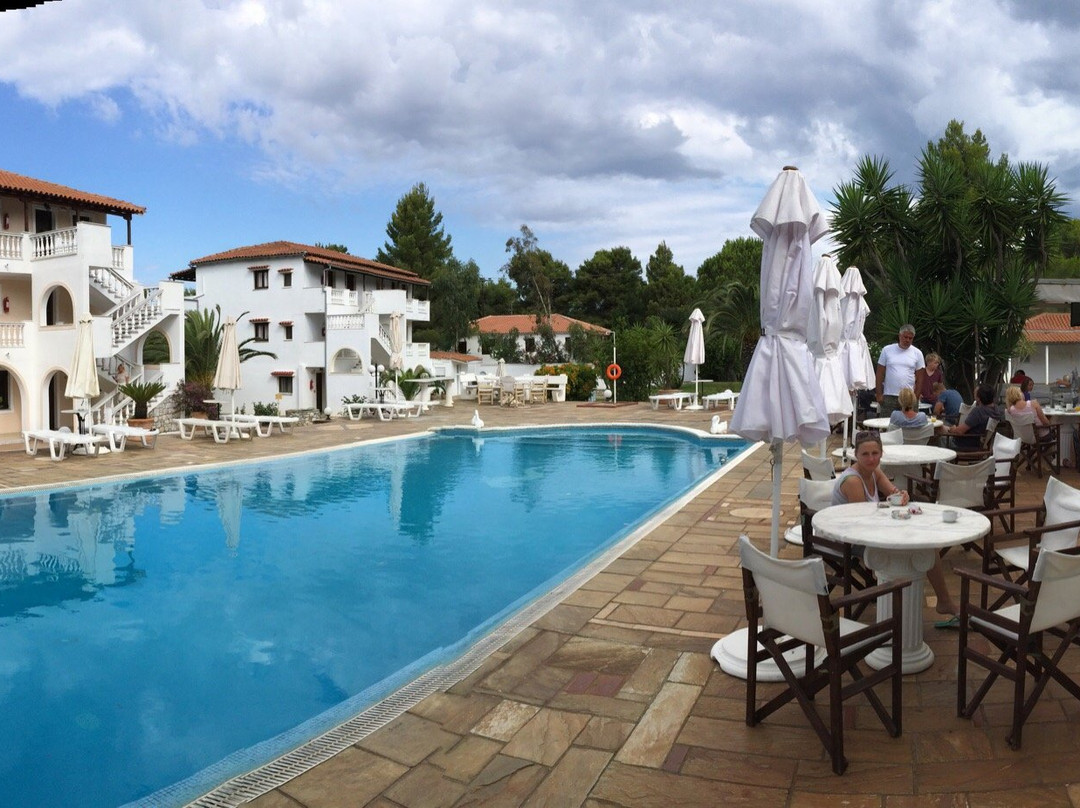 Vromolimnos酒店住宿-Villa Christina Skiathos