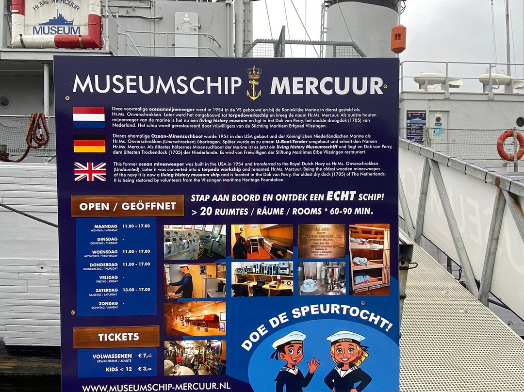 Museumschip Mercuur Vlissingen景点图片
