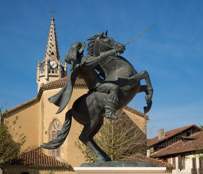 Statue Équestre Artagnan