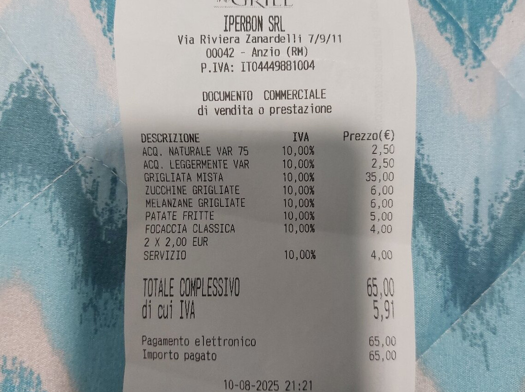 Bova's The Grill - Anzio