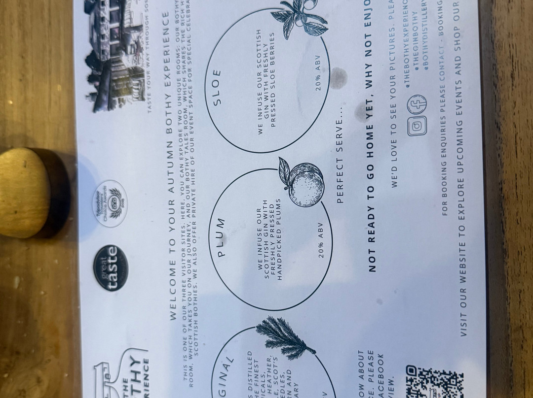 Gin Bothy Experience-Glamis必去景点