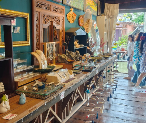 Khlong Bang Luang Floating Market-曼谷必去景点