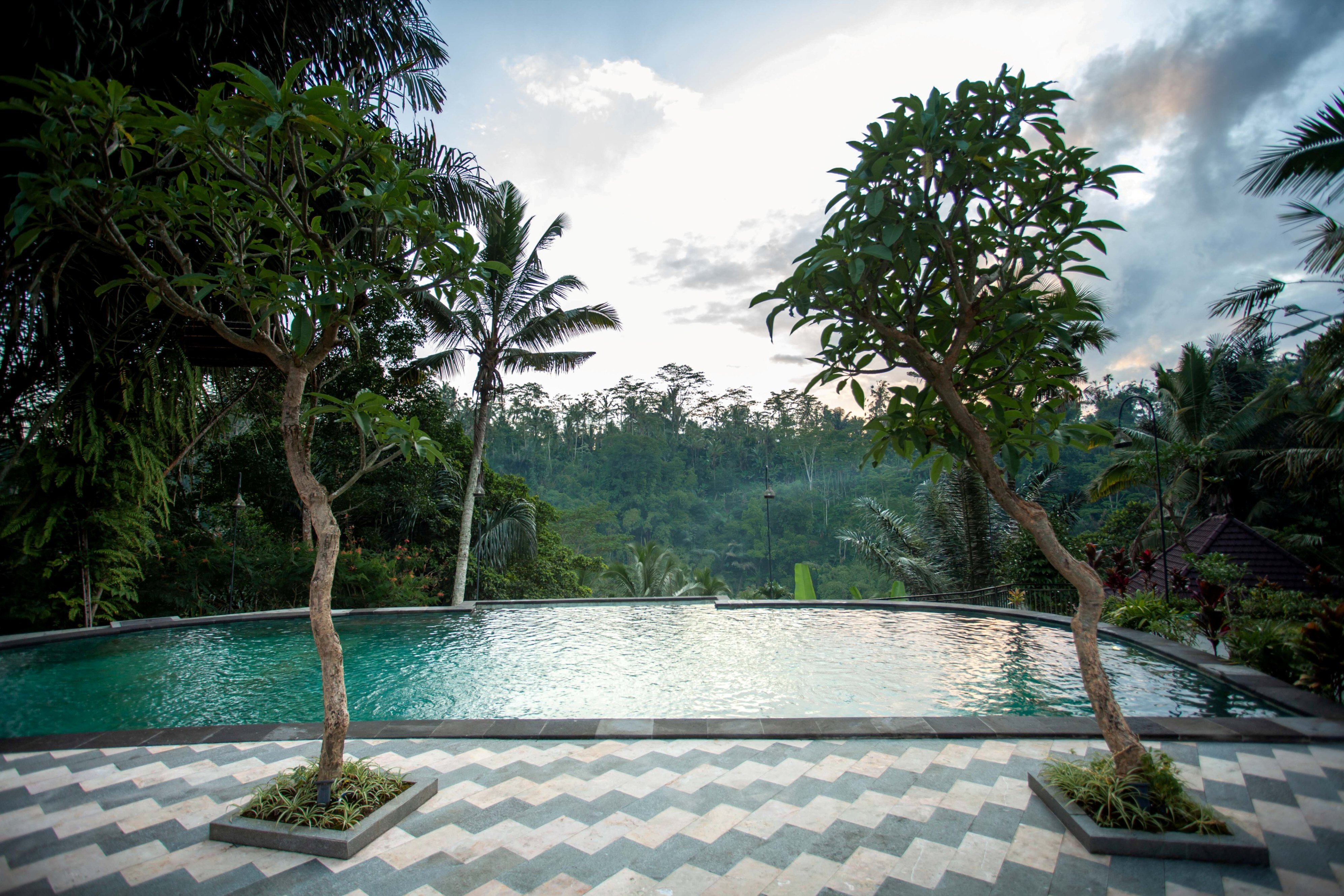 Campuhan Sebatu Resort-泳池